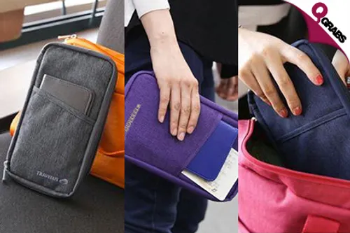 For QR39, Explore the World Smarter with a Handy Travelus Travel Wallet - Choose from 6 Efficient Colors! (QR82 Value)